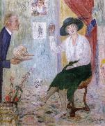 James Ensor The Droll Smokers oil painting artist